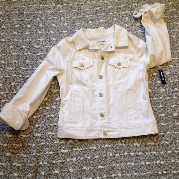 Old Navy Jackets & Blazers - NWT Old Navy White Denim Jacket. Size Medium.